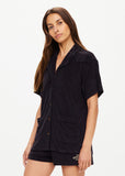 Saddle Up Collared Hardy Shirt - Black