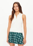 Courtship Henri Collared Top - Creme
