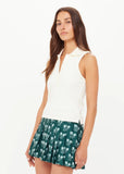 Courtship Henri Collared Top - Creme