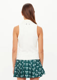 Courtship Henri Collared Top - Creme