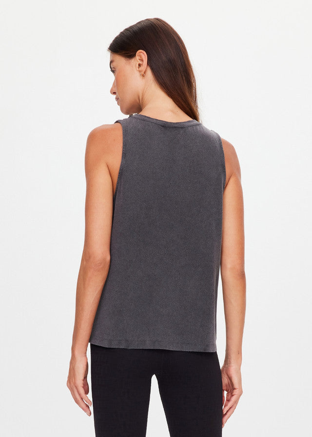 Cosmic Sarah Tank Top - Washed Black