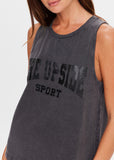 Cosmic Sarah Tank Top - Washed Black