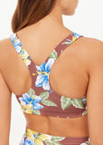Isla Racerback Vala Bra - Botanical