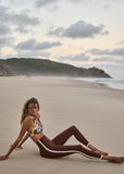 Isla Racerback Vala Bra - Botanical