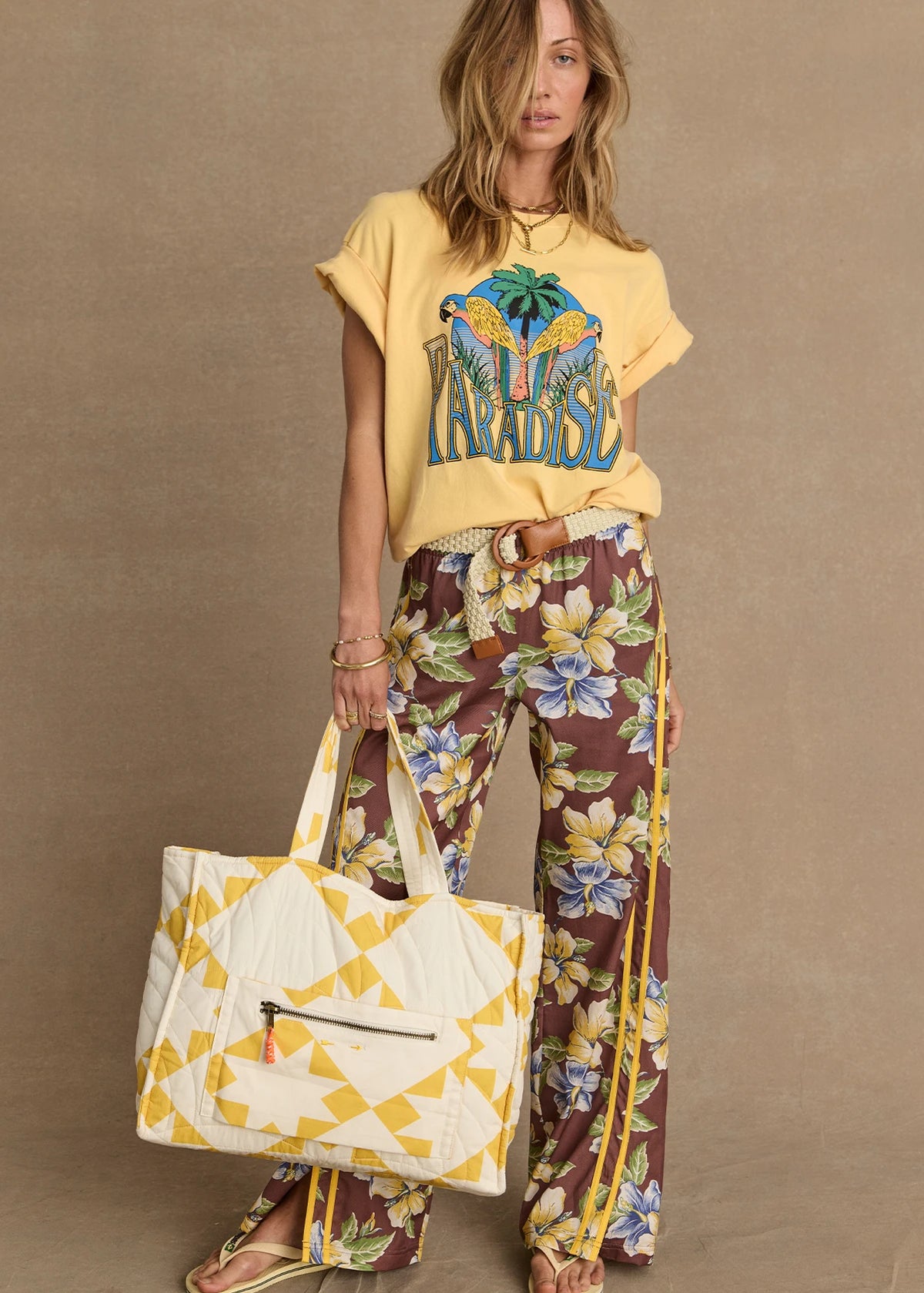 Paradise Jacob Tee - Lemonbalm