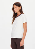 Zahra Rib Tee - Cream