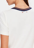 Zahra Rib Tee - Cream