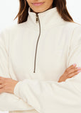 Hamilton Wren Half Zip Sweater - White