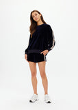 Monaco Lisel Crew Neck Sweater - Navy