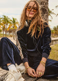 Monaco Lisel Crew Neck Sweater - Navy