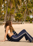 Florence Flare Pant - Navy