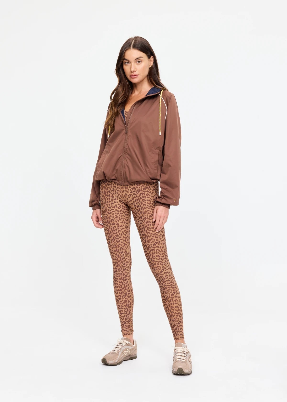 Lila Zip Through Jacket - Chocolate