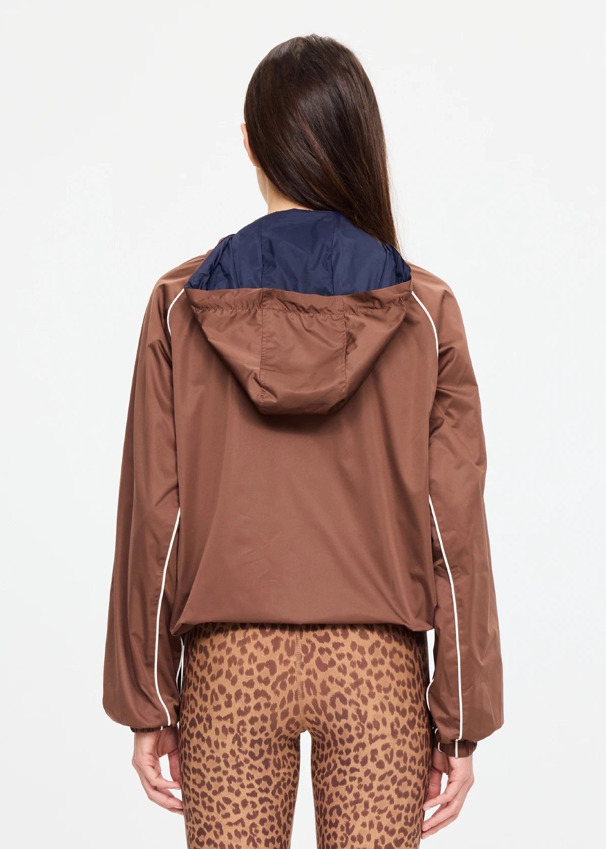 Lila Zip Through Jacket - Chocolate