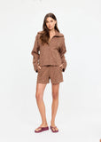 Javan Jones Quarter Zip Sweat - Leopard