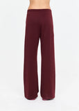 Marnie Panelled Wide Leg Pant - Bordeaux