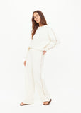 Hamsa Milou Wide Leg Pant - Creme