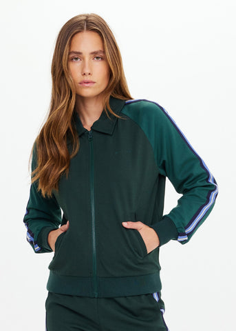 Maneki Pari Zip Jacket - Racing Green