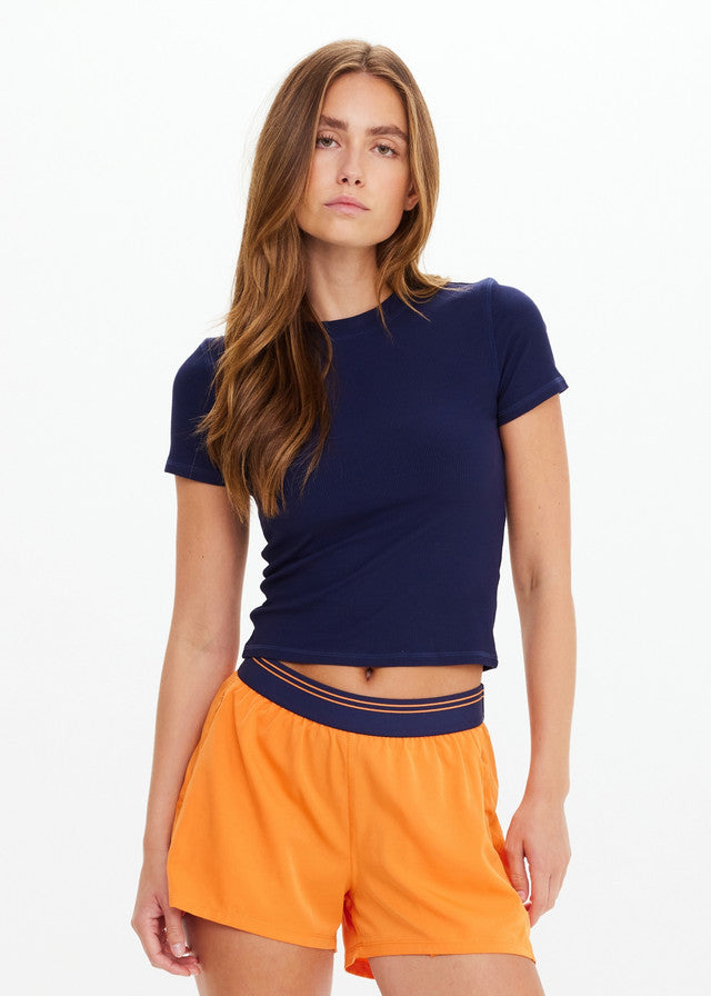 Shelter Fitted Tee - Navy