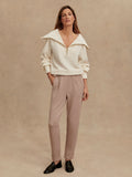 Vine Half Zip - Ivory