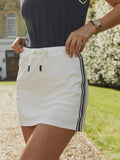 Patrick Mid Rise Skort - White