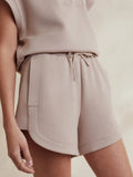 Keely High Rise Short - Light Taupe