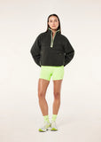 Verde Sherpa Quarter Zip - Caviar/Washed Lime