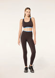 Vita Full Length Legging - Coffee/Marina Blue