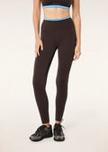 Vita Full Length Legging - Coffee/Marina Blue