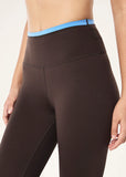 Vita Full Length Legging - Coffee/Marina Blue