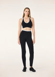 Vita Full Length Legging - Black/Heather Blue