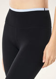 Vita Full Length Legging - Black/Heather Blue