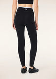 Vita Full Length Legging - Black/Heather Blue