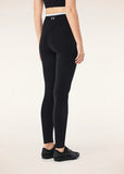 Vita Full Length Legging - Black/Heather Blue