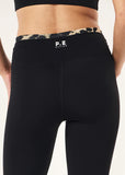 Vita Full Length Legging - Black/Leopard