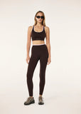 Vita Full Length Legging - Espresso/Chalk Pink