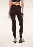 Vita Full Length Legging - Espresso/Chalk Pink