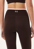 Vita Full Length Legging - Espresso/Chalk Pink
