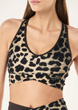 Vita Sports Bra - Leopard/Smokestone