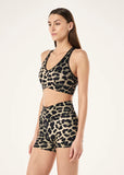 Vita Sports Bra - Leopard/Smokestone