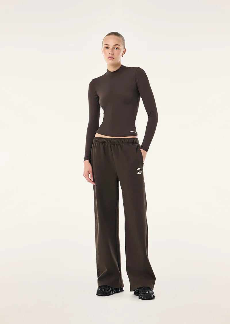 Voltage Straight Leg Trackpant - Coffee