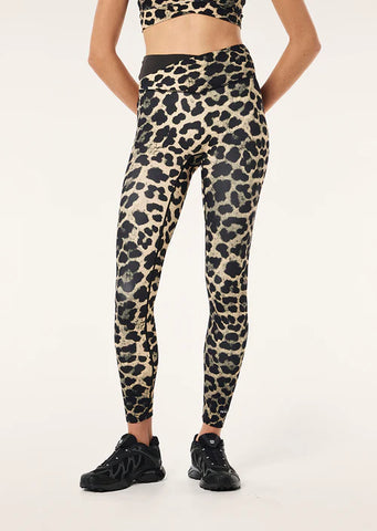 Wander Full Length Legging - Leopard/Smokestone