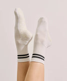 Crew Grip Socks - Sporty Stripe Ivory