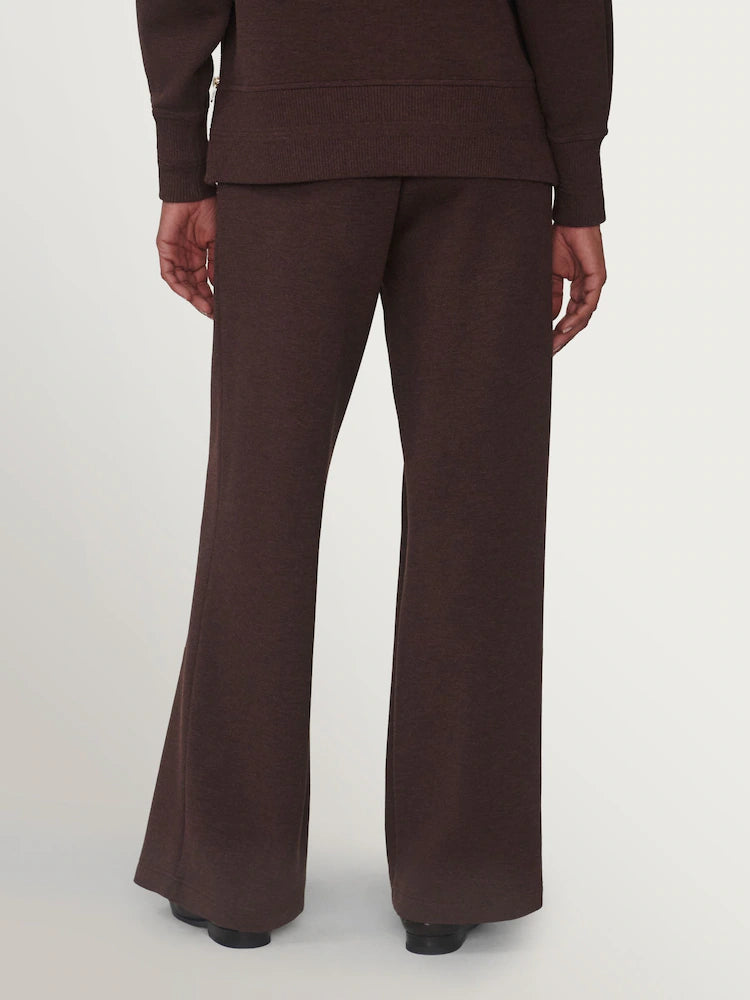 The Extra Wide Leg Pant - Coffee Bean Marl