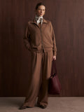The Extra Wide Leg Pant - Golden Bronze Marl