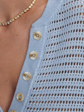Callie Knit Top - Cashmere Blue