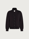 Celeste Button Through Sweat - Black