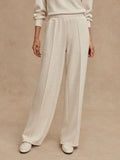 The Wide Leg Pant - Ivory Marl