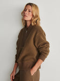 Mumford Half-Zip Fleece - Teak Olive