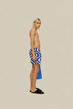 Swim Shorts - Blue Rippling