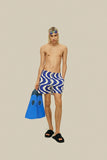 Swim Shorts - Blue Rippling